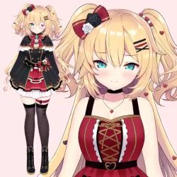 Rule 34 | 1girl, akai haato, akai haato (gothic lolita), animated, blonde hair, blue eyes, blush, boots, bow, breasts, coat, dress, eyepatch, frills, gothic lolita, hair ornament, hair ribbon, haruyuki (yukichasoba), heart, heart hair ornament, hololive, jewelry, large breasts, layered dress, live2d, lolita fashion, long hair, looking at viewer, necklace, official art, red dress, red ribbon, ribbon, smile, thigh strap, thighhighs, tou ilie, tsukana (saba mizore), two side up, very long hair, video, virtual youtuber