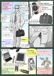 Rule 34 | 1boy, aircraft, airplane, briefcase, business suit, cellphone, collateral (film), day, formal, memory card, muta koji, necktie, nokia (company), phone, running, story time (muta koji), suit, sunglasses, tablet pc, usb, vincent (collateral), watch