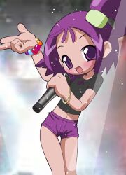 1girl highres ojamajo_doremi purple_eyes purple_hair segawa_onpu tagme