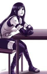 Rule 34 | anbu, chair, elbow gloves, feet, gloves, kichijitsu, long hair, naruto, naruto (series), sitting, table, toes, uzuki yuugao