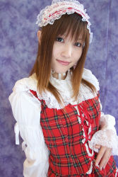 Rule 34 | bonnet, character request, cosplay, dress, kirishiro tsukimi, lace, photo (medium), source request
