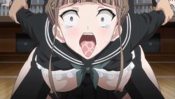 Rule 34 | 1girl, 2boys, ahegao, animated, animated gif, arm grab, bdsm, black serafuku, black thighhighs, blunt bangs, blush, bondage, bound, breasts, breasts out, brown eyes, brown hair, clockup, clothed sex, clothes lift, constricted pupils, crying, crying with eyes open, doggystyle, euphoria (clockup), group sex, hanging breasts, indoors, large breasts, looping animation, manaka nemu, medium breasts, multiple boys, nipples, rape, school gym, school uniform, screencap, serafuku, sex, sex from behind, shirt lift, short hair, sidelocks, slave, stitched, tears, thighhighs, third-party edit, tongue, tongue out, trembling