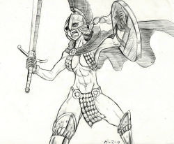 Rule 34 | 10s, 1girl, 2013, abs, armor, battle, bikini armor, boots, breasts, cape, cleavage, dressrosa, garththedestroyer, gladiator, gloves, graphite (medium), helmet, long hair, md5 mismatch, medium breasts, midriff, monochrome, multi-tied hair, muscular, muscular female, navel, one piece, open mouth, pelvic curtain, plume, princess, rebecca (one piece), scale armor, shield, signature, sketch, solo, sword, traditional media, weapon, white background