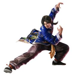 Rule 34 | 1boy, 3d, chinese clothes, fighting stance, highres, lei wulong, long hair, male focus, namco, official art, ponytail, serious, solo, tagme, tekken, tekken 2