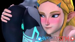 Rule 34 | 2girls, animated, anus, ass, blonde hair, blue eyes, blush, elf, looking at viewer, midna, multiple girls, nintendo, pixiewillow, pointy ears, presenting, princess, princess zelda, pussy, sound, spread ass, tagme, the legend of zelda, the legend of zelda: breath of the wild, the legend of zelda: twilight princess, video, woozysfm, yuri