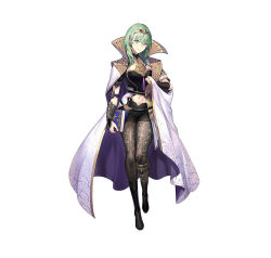 Rule 34 | 1girl, alternate hair color, book, breasts, brown pantyhose, byleth (female) (fire emblem), byleth (fire emblem), cape, cape grab, clothing cutout, collar, collared cape, enlightened byleth (female), female focus, fire emblem, fire emblem: three houses, fire emblem heroes, full body, green eyes, green hair, holding, holding book, kakage, pantyhose under shorts, medium hair, navel, nintendo, official alternate costume, official art, pantyhose, print pantyhose, shorts, simple background, smile, solo, standing, stomach cutout, tiara