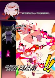 Rule 34 | !, !!, 1other, 2girls, absurdres, animal ears, animal nose, artist name, aura, black dress, blaze the cat, burning blaze, cat, cat ears, cat nose, cat tail, comic, dress, english text, epic, giganto (sonic frontiers), hair over one eye, high heels, highres, long sleeves, malmookai, multicolored hair, multiple girls, no mouth, purple footwear, red fur, red hair, red shirt, red sleeves, robot, sage (sonic), sega, shirt, sidelocks, snout, sonic (series), sonic frontiers, sonic rush, sonic (series), streaked hair, tail, twitter username, two-tone hair, white hair