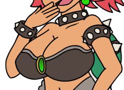 Rule 34 | 1girl, animal, animated, animated gif, armlet, black collar, black corset, bongo cat, bouncing breasts, bowsette, bracelet, breast slap, breasts, cat, choker, collar, corset, dark skin, doyagao, earrings, gem, green tail, hand to own mouth, henpemaz (reddit), jewelry, large breasts, mario (series), meme, new super mario bros. u deluxe, nintendo, open mouth, original, red hair, reddit, smug, spiked armlet, spiked bracelet, spiked collar, spiked tail, spikes, strapless, tail, upper body