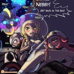 Rule 34 | &gt;:o, &gt; &lt;, 1boy, 2girls, :d, :o, aftersex, angry, artist name, assist, bag, blonde hair, blue hair, blunt bangs, blush, braid, breasts, clothed sex, commentary, cosmog, creatures (company), cum, dress, ffm threesome, game freak, gen 7 pokemon, green eyes, grin, group sex, hat, holding another&#039;s wrist, indoors, legendary pokemon, lillie (pokemon), lumineko, multiple girls, naughty face, nintendo, open mouth, panties, pants, patreon, penis, pink eyes, pink hair, pokemon, pokemon sm, pussy, scarf, sharp teeth, sleeveless, small breasts, smile, spread legs, team skull, team skull grunt, teeth, text focus, threesome, twin braids, uncensored, underwear, v-shaped eyebrows, white dress, white headwear, white panties, xd