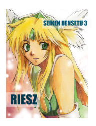 Rule 34 | 1girl, :d, bare shoulders, blonde hair, character name, copyright name, flat chest, gem, lowres, open mouth, parted lips, riesz, seiken densetsu, seiken densetsu 3, smile, solo, upper body