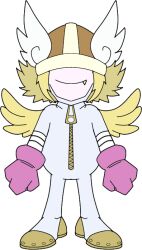 Rule 34 | 1other, angel, digimon, digimon (creature), gloves, luxmon, other focus, solo, wings