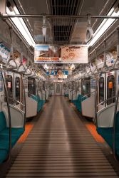 Rule 34 | 20s, empty, highres, japan, no humans, real life, seat, subway, train