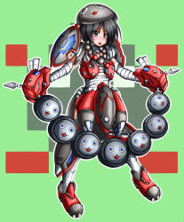 Rule 34 | 1girl, armor, bandages, digimon, female focus, highres, mamemon, personification, solo