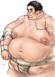 Rule 34 | 1boy, fat, male focus, nipples, obese, solo, tanuma yuuichirou