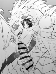 Rule 34 | 2boys, black hair, censored, completely nude, dragon, dragon wings, facial mark, fire emblem, fire emblem: path of radiance, fire emblem: radiant dawn, flaccid, forehead tattoo, gorigori urori, greyscale, highres, holding, holding another&#039;s leg, holding legs, huge penis, legs apart, legs up, looking down, male focus, monochrome, multiple boys, nintendo, nipples, nude, penis, pointless censoring, puffy chest, rape, scared, soren (fire emblem), spread legs, steam, sweatdrop, tattoo, tattoo on forehead, testicles, trap, veins, veiny penis, wings, yaoi, you gonna get raped