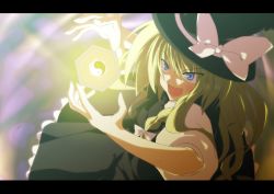Rule 34 | 1girl, anime coloring, bad id, bad pixiv id, blonde hair, female focus, hat, kirisame marisa, letterboxed, sakurame, solo, touhou, witch, witch hat
