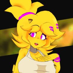 Rule 34 | animated, animated gif, breasts, chica, chica (five nights at freddy&rsquo;s 2), chica (fnia), five nights at freddy&#039;s, five nights at freddy&#039;s 2, five nights in anime, five nights in anime 2, large breasts, thick thighs, thighs