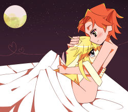 Rule 34 | 10s, afterglow, bed, blush, brief (psg), couple, hug, nude, panty &amp; stocking with garterbelt, panty (psg)
