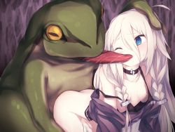 Rule 34 | 1girl, absurdres, ass, bestiality, blue eyes, breasts, cum, cum in pussy, french kiss, frog, highres, ia (vocaloid), kiss, long hair, nipples, small breasts, tongue, vaginal, vocaloid