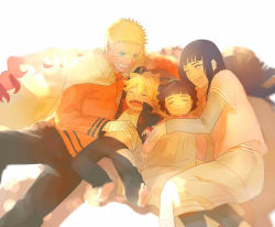 Rule 34 | 2boys, 2girls, barefoot, black hair, blonde hair, brother and sister, child, closed eyes, family, father and daughter, father and son, husband and wife, hyuuga hinata, mother and daughter, mother and son, multiple boys, multiple girls, naruto: the last, naruto (series), siblings, sleeping, smile, spoilers, uzumaki boruto, uzumaki himawari, uzumaki naruto