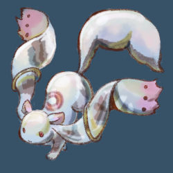 Rule 34 | 10s, :3, bad id, bad pixiv id, creature, kyubey, mahou shoujo madoka magica, mahou shoujo madoka magica (anime), no humans, simple background, tail