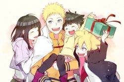 Rule 34 | 2boys, 2girls, bad id, bad twitter id, black hair, blonde hair, brother and sister, cape, carrying, facial mark, family, father and daughter, father and son, gift, husband and wife, hyuuga hinata, mother and daughter, multiple boys, multiple girls, naruto, naruto (series), nipye, siblings, spiked hair, uzumaki boruto, uzumaki himawari, uzumaki naruto, whisker markings, whiskers