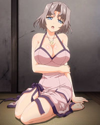 Rule 34 | blue eyes, breasts, brown hair, large breasts, tsugou no yoi sex friend?, yanagi ryouko