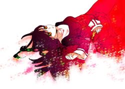 Rule 34 | 1girl, asagami fujino, black hair, dress, kara no kyoukai, red theme, reien girl&#039;s academy school uniform, school uniform, solo, tenkuu sphere