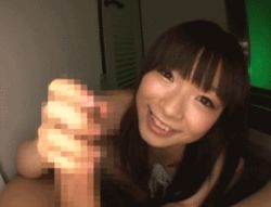 Rule 34 | animated, animated gif, asian, censored, clothed female nude male, handjob, japanese (nationality), lowres, nude, penis, photo (medium), source request