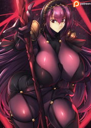 Rule 34 | 1girl, breasts, cleavage, fate/grand order, fate (series), haganef, highres, huge breasts, large breasts, scathach (fate), sex