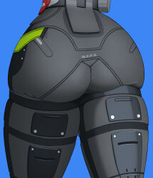 Rule 34 | 1girl, absurdres, ass, ass focus, from behind, head out of frame, highres, huge ass, pants, police, police uniform, policewoman, ryusei, solo, tight clothes, tight pants, zenless zone zero, zhu yuan