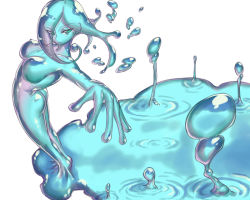 Rule 34 | breasts, bubble, monster girl, slime girl, tagme