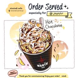 Rule 34 | commission, cup, english text, food, food focus, highres, hot chocolate, no humans, nut (food), original, sparkle, still life, watermark, web address, whipped cream, xindi