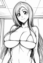 Rule 34 | 1girl, bleach, breasts, highres, inoue orihime, large breasts, long hair, solo