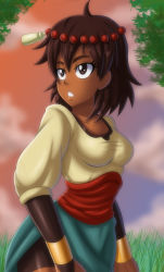 Rule 34 | ajna (indivisible), beads, bracelet, commentary request, highres, indivisible, jewelry, lewdamone, solo