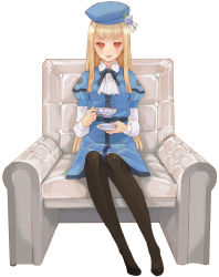 Rule 34 | 1girl, blonde hair, cup, fate/apocrypha, fate/zero, fate (series), hat, lord el-melloi ii case files, md5 mismatch, pantyhose, red eyes, reines el-melloi archisorte, resolution mismatch, satou usuzuku, solo, source larger, teacup
