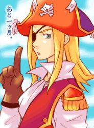 Rule 34 | blonde hair, hat, homard, la pucelle, lowres, male focus, nippon ichi, pirate, solo