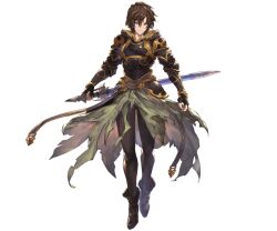 Rule 34 | 1boy, ahoge, ankle boots, armor, belt, bishounen, black pants, boots, breastplate, brown hair, cape, downscaled, empty eyes, evil smile, fingerless gloves, floating cape, full body, gloves, gold trim, granblue fantasy, green cape, hair between eyes, hip armor, holding, holding sword, holding weapon, hood, hood down, light smile, looking at viewer, male focus, minaba hideo, official art, pants, red eyes, resized, sandalphon (granblue fantasy), scabbard, sheath, shoulder armor, smile, sword, tachi-e, tight clothes, tight pants, transparent background, weapon