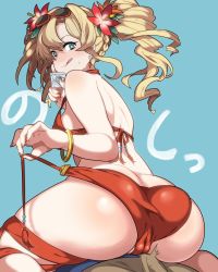 Rule 34 | 10s, 1girl, ass, bad id, bad twitter id, bangle, bikini, blonde hair, blue eyes, bracelet, breasts, butt crack, cameltoe, condom, cowgirl position, drill hair, emu (eomou), eyewear on head, female focus, granblue fantasy, highres, jewelry, licking lips, looking back, naughty face, red bikini, sideboob, sitting, sitting on person, solo, solo focus, straddling, sunglasses, swimsuit, thick thighs, thighs, tongue, tongue out, twin drills, untied bikini, zeta (granblue fantasy), zeta (summer) (granblue fantasy)