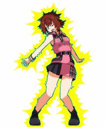 Rule 34 | + +, 1girl, animated, animated gif, aqua eyes, boots, bracelet, breasts, electrocution, jewelry, kairi (kingdom hearts), kingdom hearts, kingdom hearts iii, one eye closed, open mouth, red hair, ryona, short hair, skeleton, skirt, solo, star (symbol), teardrop, tears, wince, zappy pappy