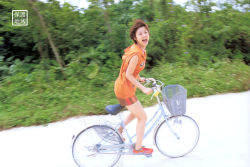 Rule 34 | bicycle, hood, hoodie, photo (medium), shorts, tank top, ueto aya