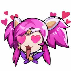 Rule 34 | 1girl, :3, alternate costume, alternate hair color, alternate hairstyle, choker, heart, heart-shaped pupils, league of legends, lux (league of legends), magical girl, pink hair, ribbon, solo, star guardian (league of legends), star guardian lux, symbol-shaped pupils, tiara, twintails