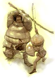 Rule 34 | 1boy, 1girl, armor, armored boots, black hair, boots, breastplate, dark souls (series), dark souls i, father and daughter, full armor, helmet, highres, short hair, sieglinde of catarina, siegmeyer of catarina