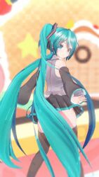 Rule 34 | 1girl, animated, animated gif, aqua eyes, aqua hair, ass, ass shake, hatsune miku, long hair, looking at viewer, looking back, miniskirt, one eye closed, panties, skirt, solo, twintails, underwear, very long hair, vocaloid