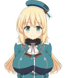 Rule 34 | 10s, 1girl, animated, animated gif, atago (kancolle), beret, blonde hair, bouncing breasts, breasts, bryanz09, emofuri, green eyes, hat, huge filesize, kantai collection, large breasts, long hair, military, military uniform, shirt, simple background, smile, solo, taut clothes, taut shirt, uniform, white background