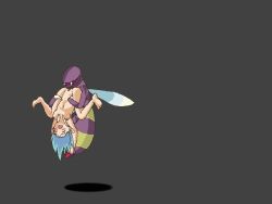 Rule 34 | 1girl, animated, animated gif, barefoot, bee, blue hair, breasts, bug, cunnilingus, drinking, elf, eluku, fairy, fairy fighting, insect, long hair, monster, nipples, nude, oral, peeing, pixel art, pointy ears, pussy, small breasts, soles, tiki (fairy fighting), toes, top-down bottom-up, uncensored, unconscious, wasp