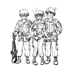 Rule 34 | army, female soldier, highres, sex slave, soldier, uniform