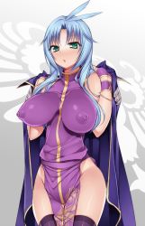 Rule 34 | 00s, 1boy, blue eyes, breasts, cape, china dress, chinese clothes, covered erect nipples, dress, final fantasy, final fantasy ix, futanari, genderswap, genderswap (mtf), green eyes, huge breasts, impossible clothes, jiz, kuja, newhalf, nipples, puffy nipples, skin tight, solo, thighhighs, ziz (pantwo)