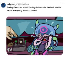 Rule 34 | digimon, digimon (creature), digimon ghost game, higashimitarai kiyoshiro, jellyfish girl, jellymon, monster girl, tentacle hair, tentacles, twitter