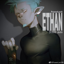 Rule 34 | 1boy, absurdres, arknights, bandaid, bandaid on face, bandaid on nose, blue hair, ethan (arknights), facial hair, goatee, highres, male focus, pectorals, powerlesssong, shirt, short hair, solo, tight clothes, tight shirt, toned, toned male, upper body